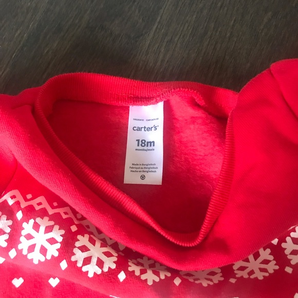 🍄 3/$18 - Carter's Toddler Christmas Top🎅🏻 - Picture 3 of 4